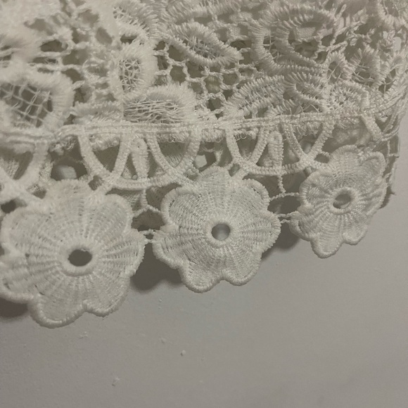 FOREVER 21 - Women's White Lace Mini Dress Size Small S - Picture 8 of 11